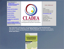 Tablet Screenshot of cladea.net